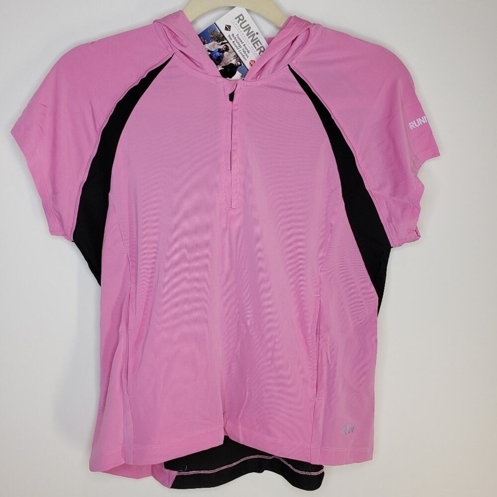 Runners World Performance Apparel Wms Hooded Top - Picture 1 of 10